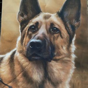 German Shepherd Garden Flag NWOT